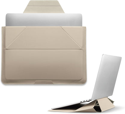 MOFT Laptop Carry Sleeve | 2-in-1 Laptop Bag & Stand for 14"MacBook Air/Pro & Dell/HP/Lenovo/Asus | Stylish Slim Computer Sleeve Bag with Expandable Storage for Computer Accessories
