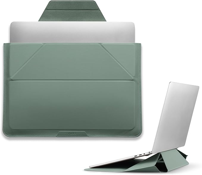 MOFT Laptop Carry Sleeve | 2-in-1 Laptop Bag & Stand for 14"MacBook Air/Pro & Dell/HP/Lenovo/Asus | Stylish Slim Computer Sleeve Bag with Expandable Storage for Computer Accessories