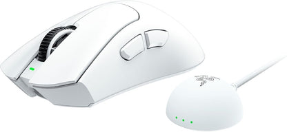 Razer DeathAdder V4 Pro Wireless Gaming Mouse | 45K Optical Sensor | 8000Hz Polling Rate | 6 Programmable Buttons | Ultra-Light 56g | HyperSpeed Wireless | 150Hr Battery Life | Ergonomic Esports Mouse