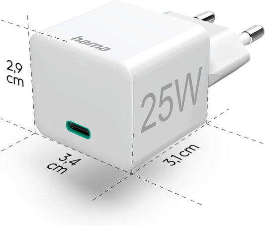 Hama Power Delivery (Pd) / Qualcomm 25W Mobile Phone Charger
