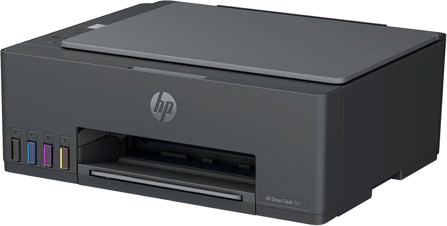 HP Smart Tank 581 Wireless All-in-One Printer – Education Edition for Students & Schools – Print, Scan, Copy – Up to 6,000 Pages (Grey)