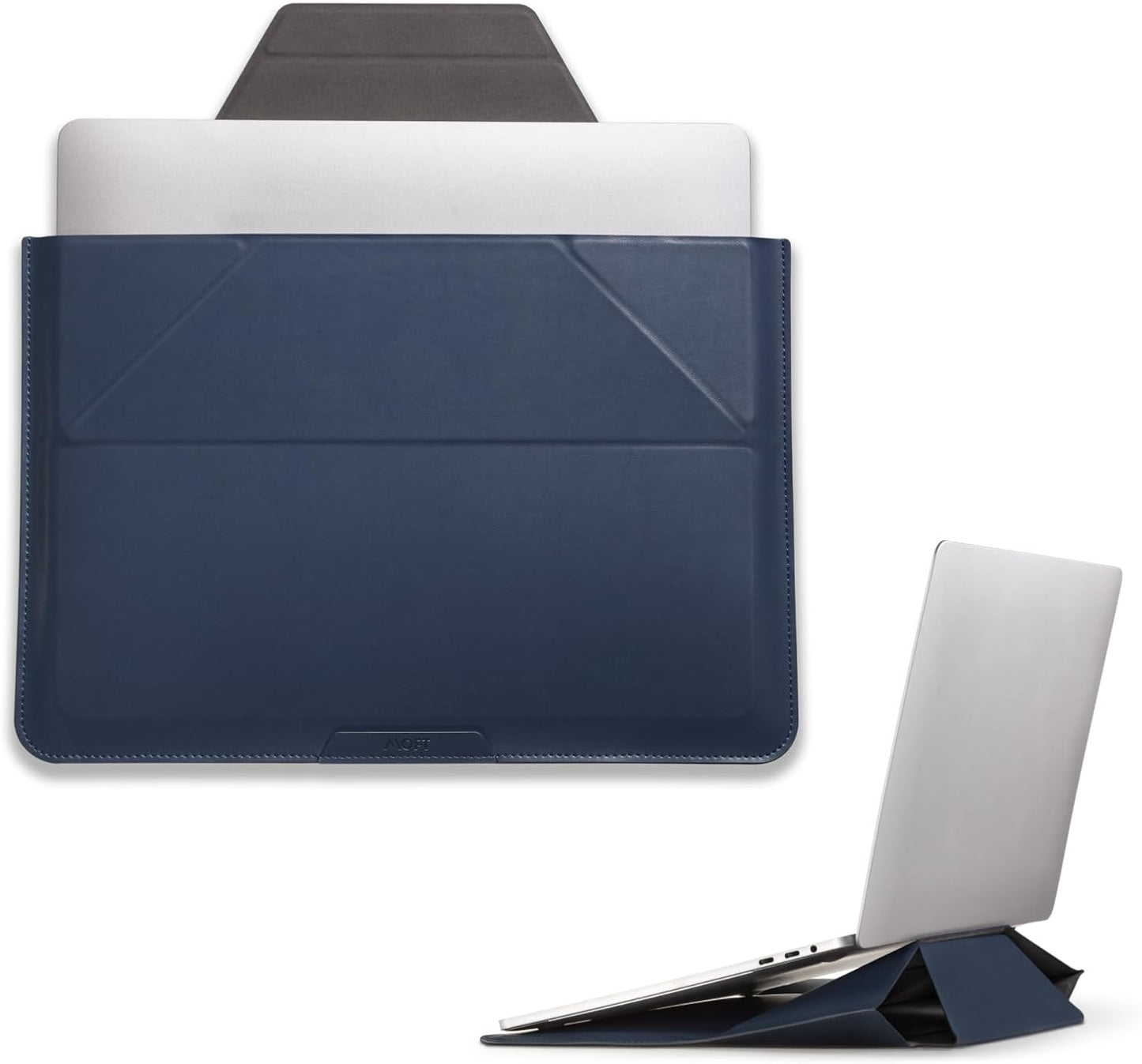 MOFT Laptop Carry Sleeve | 2-in-1 Laptop Bag & Stand for 14"MacBook Air/Pro & Dell/HP/Lenovo/Asus | Stylish Slim Computer Sleeve Bag with Expandable Storage for Computer Accessories