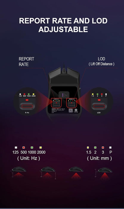 Bloody L65 Max Honeycomb  lightweight Wired  Gaiming mouse