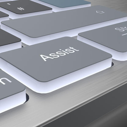 Hama WKM‑750 Multi‑Device Wireless Keyboard & Mouse Set | LED Backlit | 6‑Button Optical Mouse | Multi‑Device Bluetooth & 2.4 GHz RF Connectivity | Rechargeable | Ergonomic Design