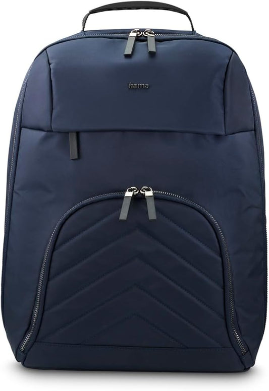 Hama Premium Lightweight Laptop Backpack | Fits 16.2" Laptops | Dark Blue | Eco-Friendly | Padded Compartments