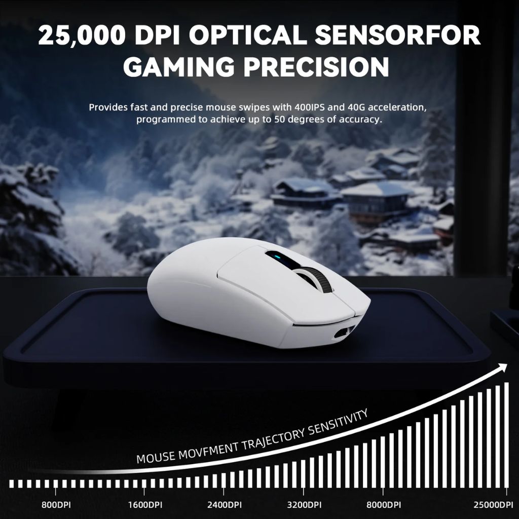 Attack Shark G3 Pro Wireless | White