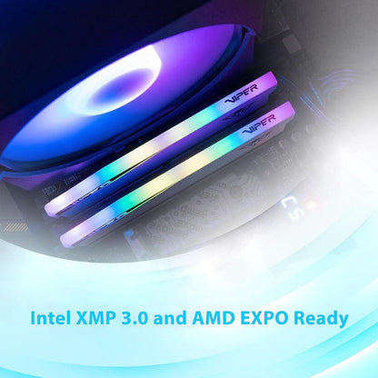 Viper Elite 5 DDR5 RAM 32GB (2x16GB) 6000MHz RGB CL30 | White