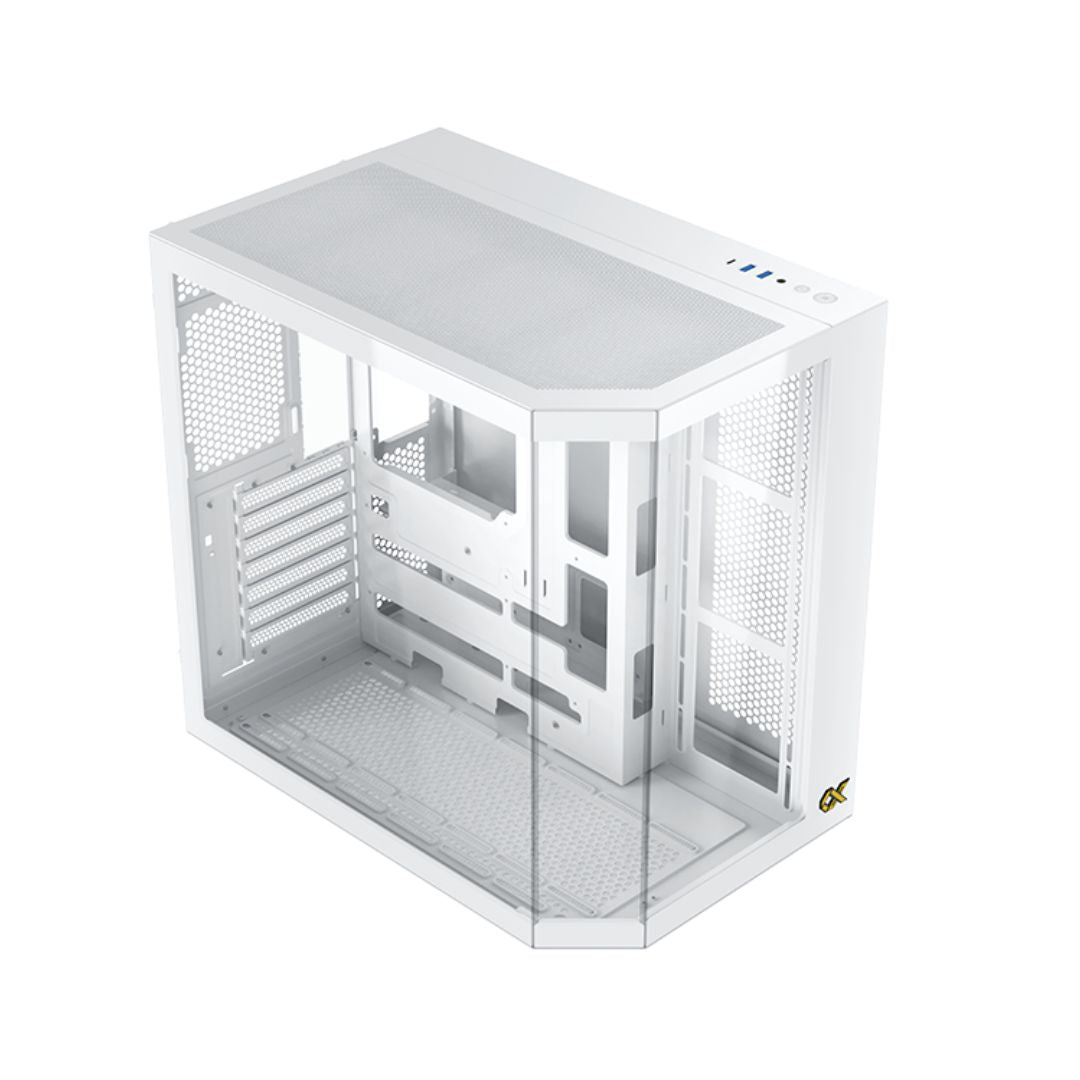 Xigmatek CUBI II Arctic Glass | Mid Tower Case | White