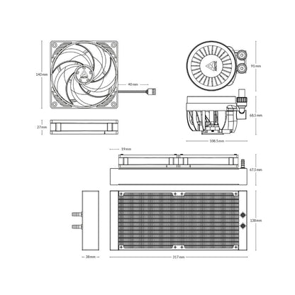 Arctic Liquid Freezer III 280 | Black