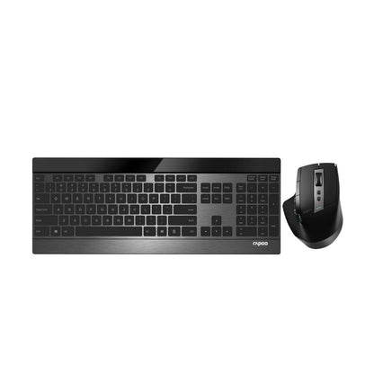 Rapoo 9900M Wireless Keyboard and Mouse Combo Kit | Black