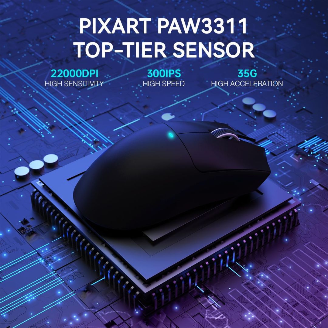 ATTACK SHARK X11 Wireless Gaming Mouse | Black