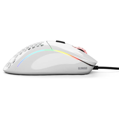 Glorious Gaming Model D Minus Wired Gaming Mouse | Glossy White