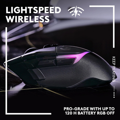 Logitech G502 X PLUS Lightspeed Wireless Optical Mouse Black