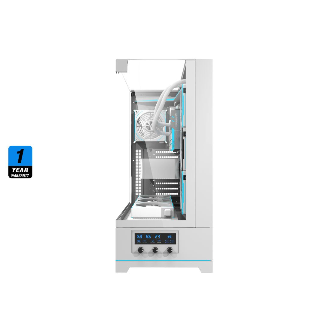 DarkFlash DY450L Pro Mid Tower Case | White