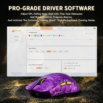 Attack Shark X11 Ultra Wireless | Purple