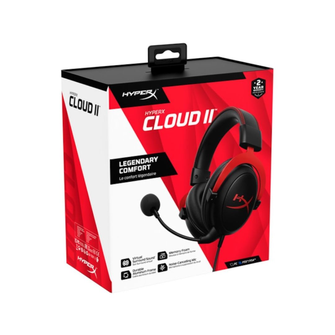 HyperX Cloud II Wired Gaming Headset | Black