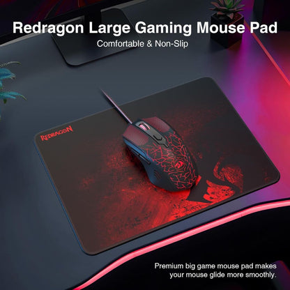 Redragon S107-BA Gaming Keyboard & Mice Combo Wired | Black