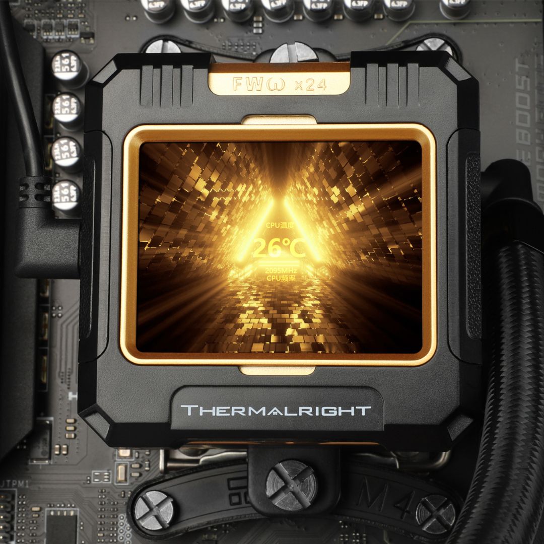 Thermalright Frozen Warframe 360 ARGB ARGB Liquid CPU Cooler | Black