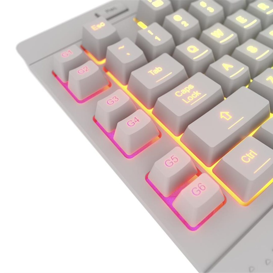 Redragon K512 Shiva RGB Gaming Keyboard | White