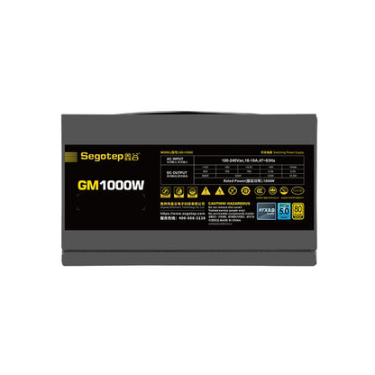Segotep GM1000W 1000W Gold 80+ Full Modular 80+ | PCIe 5.1 & ATX 3.1 | Black