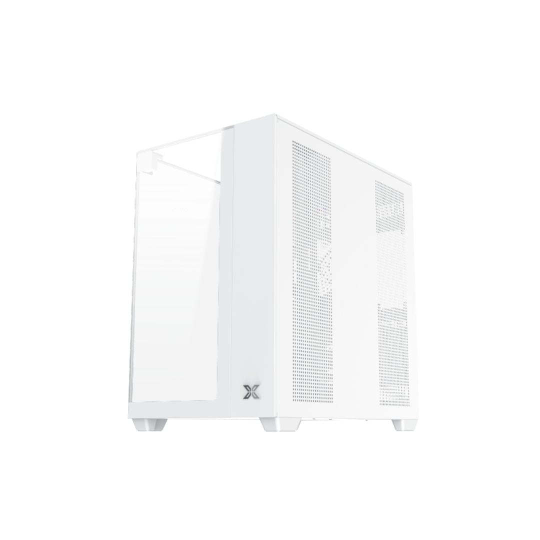 Xigmatek Aqua V Mid Tower Case | Arctic White
