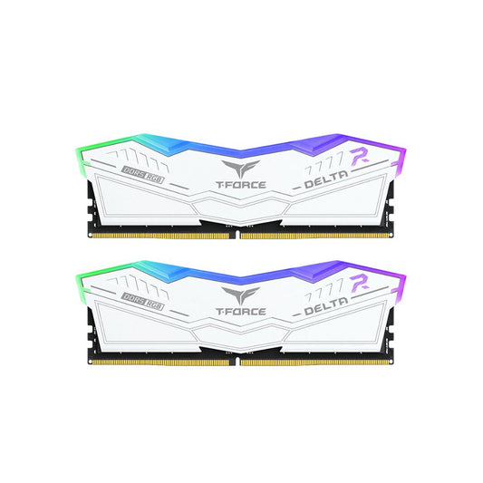 TEAMGROUP T-Force Delta RGB DDR5 Ram 16GB (2x8GB) 6000MHz CL38 | White