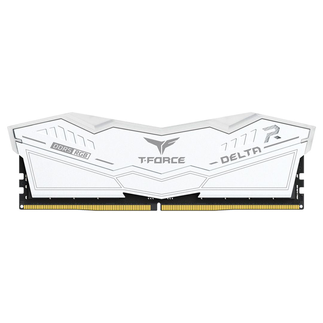 TEAMGROUP T-Force Delta RGB DDR5 Ram 64GB (2x32GB) 6000MHz CL38 | White