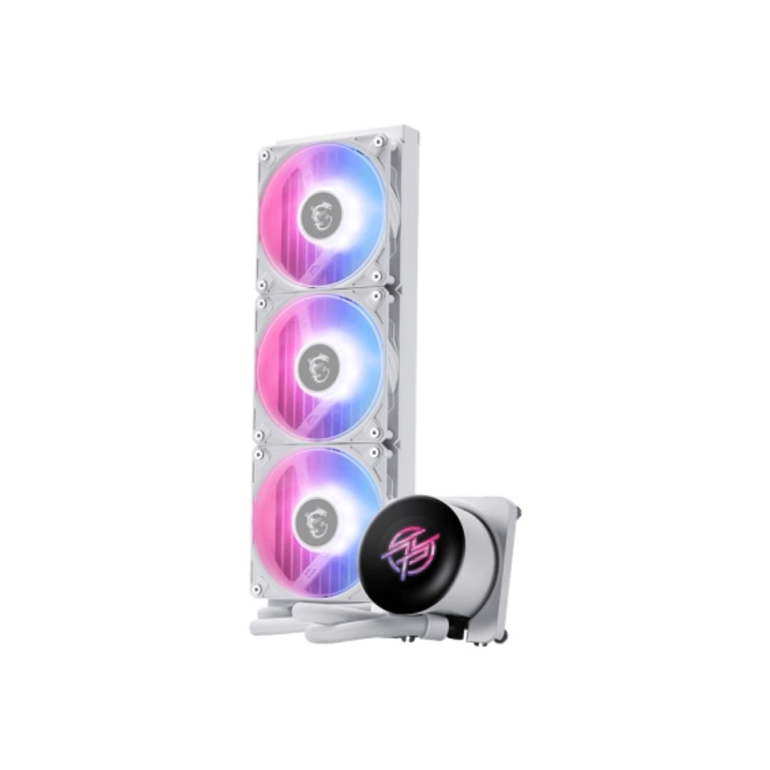 MSI MPG CoreLiquid P13 360 AIO Liquid Cooler with LCD Screen | White