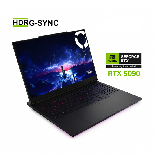 Lenovo Legion 9 18IAX10 | (03AX) | Intel Core Ultra 9-275HX | RAM 64GB | SSD 4TB | NVIDIA GeForce RTX 5090 24GB | 18.0 Inch WQUXGA (3840x2400) IPS 240Hz | Eclipse Black