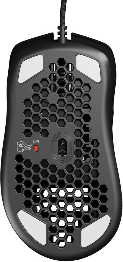 Glorious Model D- (Minus) Wired Gaming Mouse | 61g Superlight Honeycomb Design | RGB | Ergonomic | Pixart 3360 Sensor | Omron Switches | PTFE Feet | 6 Buttons