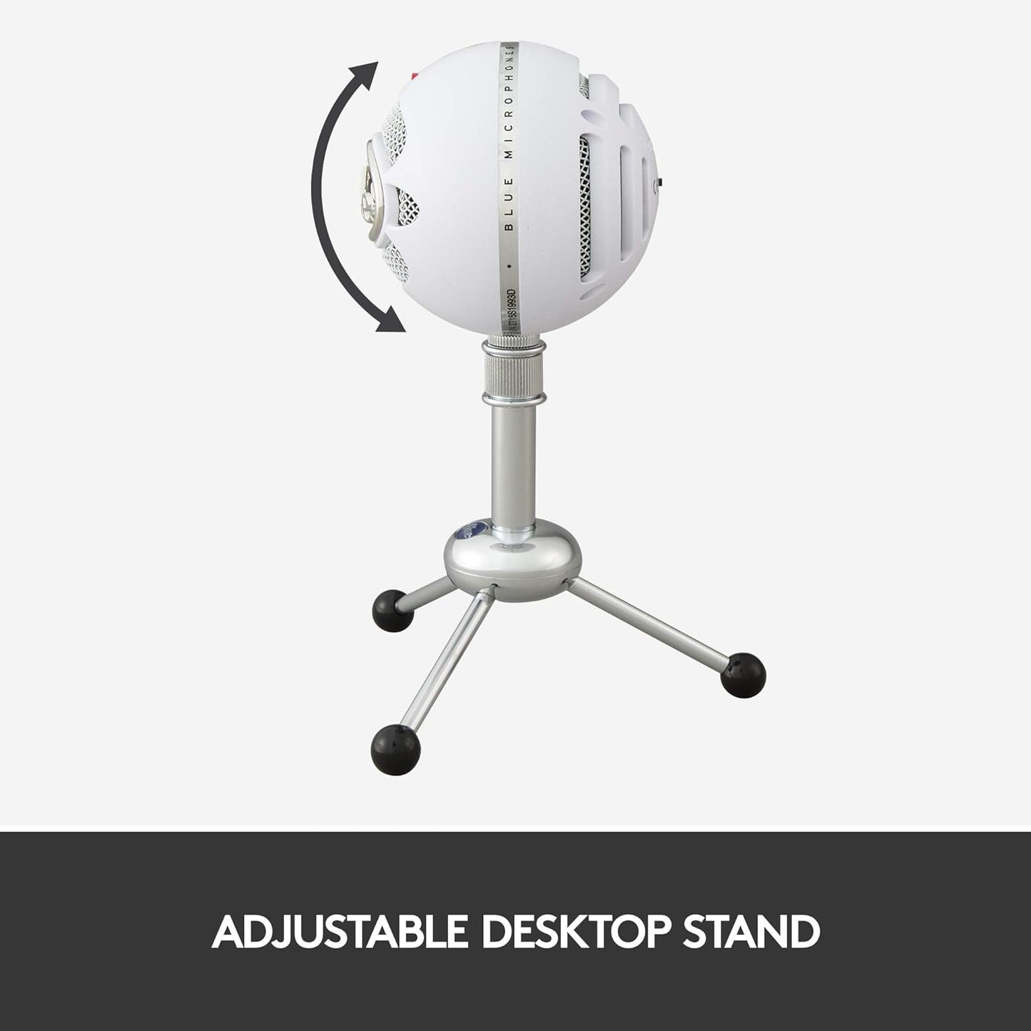 Blue Snowball iCE USB Condenser Microphone with Accessory Pack (White)