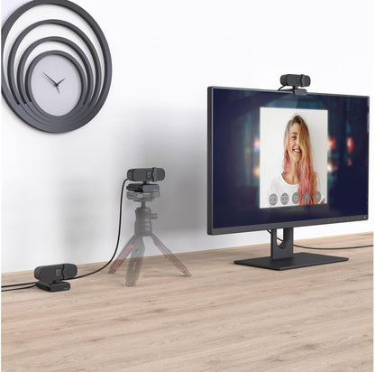 Hama 139991 C-400 Full HD 1080p Webcam | Integrated Microphone | Privacy Cover | 70° Field of View