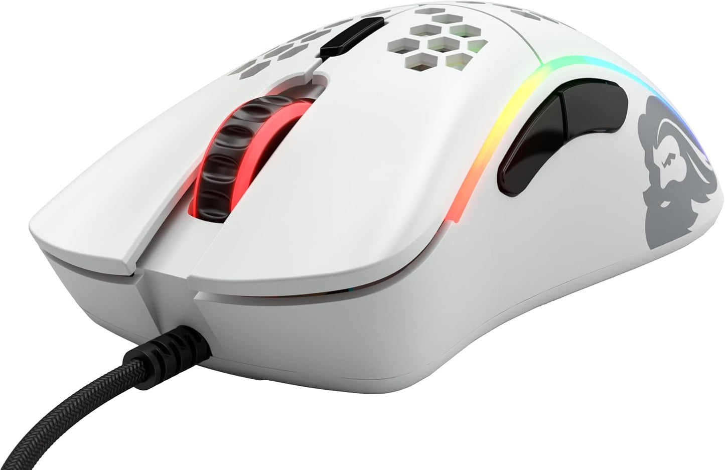 Glorious Model D- (Minus) Wired Gaming Mouse | 61g Superlight Honeycomb Design | RGB | Ergonomic | Pixart 3360 Sensor | Omron Switches | PTFE Feet | 6 Buttons