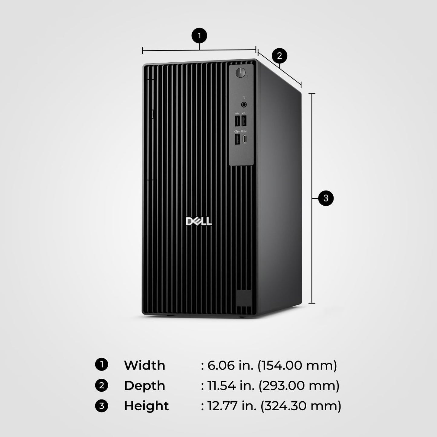 Dell Pro Tower QCT1250 Desktop | Intel i7-14700 | 8GB RAM | 512GB SSD | Shared | WIN 11 PRO