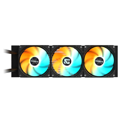 GIGABYTE GAMING 360 360mm AIO Liquid CPU Cooler | 403×120×35 mm Radiator | 3×120mm ARGB Fans (500-2200 RPM) | 4500 RPM Pump | Supports LGA1851/1700/1200 & AM5/AM4