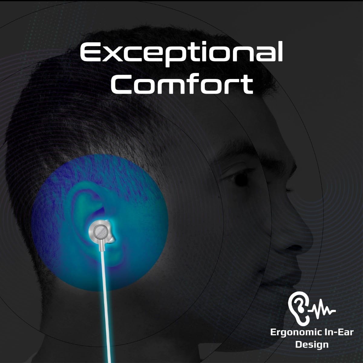 Promate Earphones with Lightning Connector, In-Ear MFi Certified Earphones with Microphone, Noise Isolation, Call Function, In-Line Volume Control Compatible for iPhone, iPad