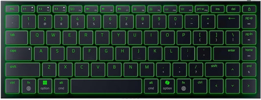 Razer Joro Ultra-Thin Wireless Gaming Keyboard | 75% Layout | Low-Profile Scissor Switches | RGB | Bluetooth + USB-C