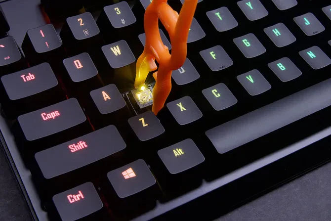 GIGABYTE AORUS K9 Optical RGB Mechanical Gaming Keyboard | Flaretech Optical Switches | 0.03ms Debounce | 100M Key Lifetime | Per-Key RGB | N-Key Rollover | USB 2.0 | AORUS Engine