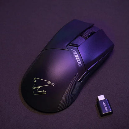 GIGABYTE AORUS M6 RGB Gaming Mouse | 26 | 000 DPI Optical Sensor | Adjustable Weight System | 6 Programmable Buttons | 1000Hz Polling | RGB Lighting | Ergonomic Design