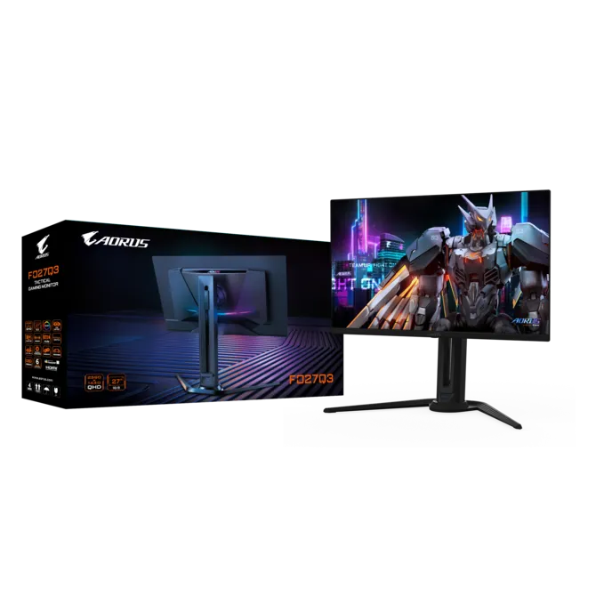 GIGABYTE AORUS FO27Q3 27″ QD-OLED Gaming Monitor — 2560×1440 QHD, 360Hz Refresh Rate, 0.03ms Response, 99% DCI-P3, DisplayHDR True Black 500, HDMI 2.1, DisplayPort 2.1, G-SYNC & FreeSync Compatible (gigabyte.com )