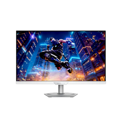 GIGABYTE M27UP ICE 27″ 4K UHD Gaming Monitor — 3840×2160 SS IPS, 160Hz Refresh Rate, 1ms Response, 95% DCI-P3 / 125% sRGB, VESA DisplayHDR400, HDMI 2.1, DisplayPort, USB-C & KVM Support