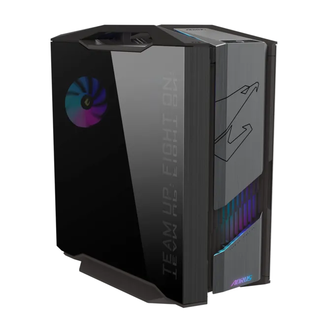 GIGABYTE AC601G Mid-Tower PC Case | High-Airflow Mesh Design | Tempered Glass Side Panel | Supports ATX/Micro-ATX/Mini-ITX | Tool-Free Installation | 4 Pre-Installed ARGB Fans | USB-C Front I/O (gigabyte.com )