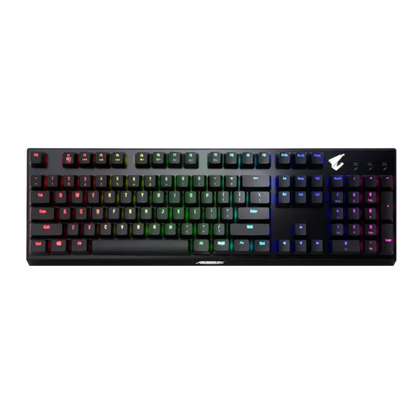 GIGABYTE AORUS K9 Optical RGB Mechanical Gaming Keyboard | Flaretech Optical Switches | 0.03ms Debounce | 100M Key Lifetime | Per-Key RGB | N-Key Rollover | USB 2.0 | AORUS Engine