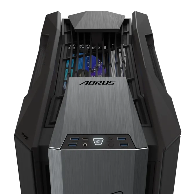 GIGABYTE AC601G Mid-Tower PC Case | High-Airflow Mesh Design | Tempered Glass Side Panel | Supports ATX/Micro-ATX/Mini-ITX | Tool-Free Installation | 4 Pre-Installed ARGB Fans | USB-C Front I/O (gigabyte.com )