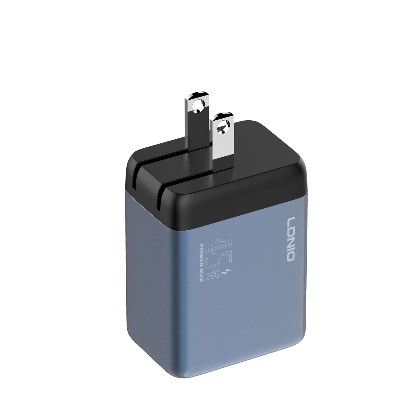 LDNIO Q12 45W USB‑C & USB‑A GaN Super Fast Charger | Gallium Nitride PD & PPS Quick Charge Adapter | Compact Dual‑Port Travel Wall Charger