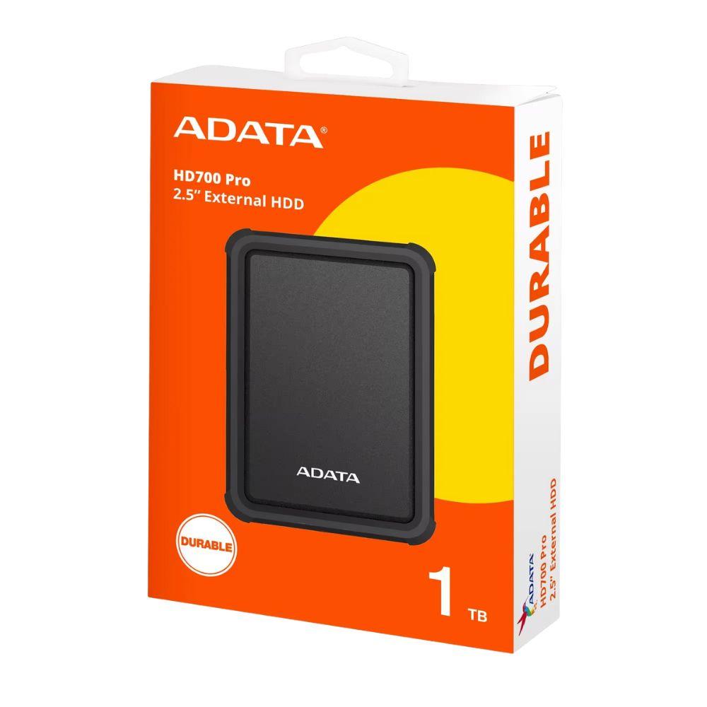 ADATA HD700 Pro 1TB Rugged External Hard Drive USB 3.2 – Shockproof, Waterproof, Military-Grade Protection