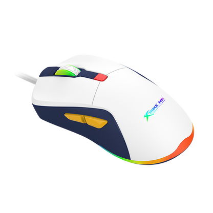 XtrickMe GM-227 Wired Gaming Mouse with 7 Color Backlit | Ergonomic Design | 6 Buttons | 4 Adjustable DPI Levels