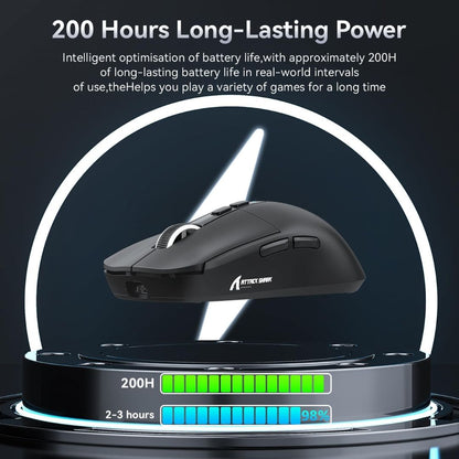 ATTACK SHARK X6 Wireless Gaming Mouse | Black