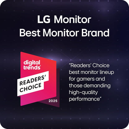 LG UltraGear 24G411A-B 24″ Gaming Monitor – FHD IPS 144Hz (Overclock), 1ms MBR, NVIDIA G-SYNC® Compatible & AMD FreeSync™, HDR10, HDMI & DisplayPort