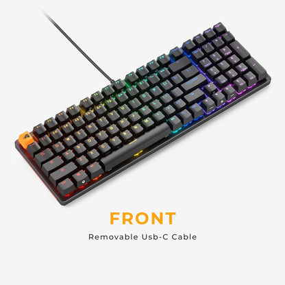 Glorious GMMK Mechanical Gaming Keyboard | Hot Swappable RGB Wired Keyboard | Modular Design | Full Size / TKL / Compact 60% | Custom Switch Support (Cherry | Gateron | Kailh) | N-Key Rollover